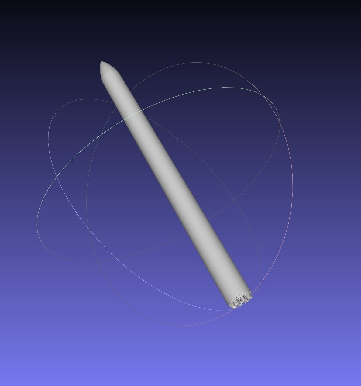 Rocket Labs Electron Rough Printable Model