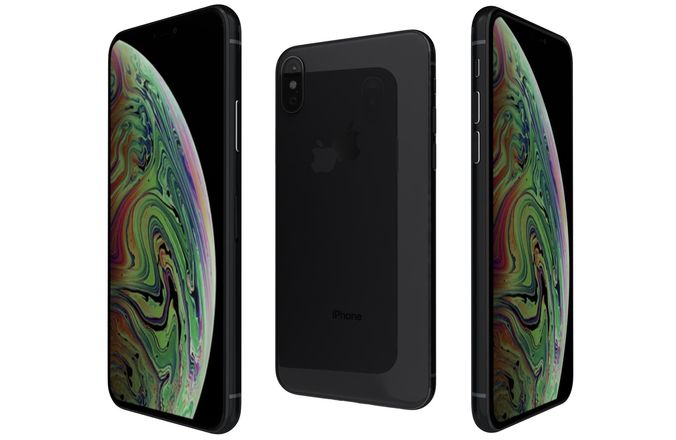 Apple iPhone XS Black 3D model | CGTrader