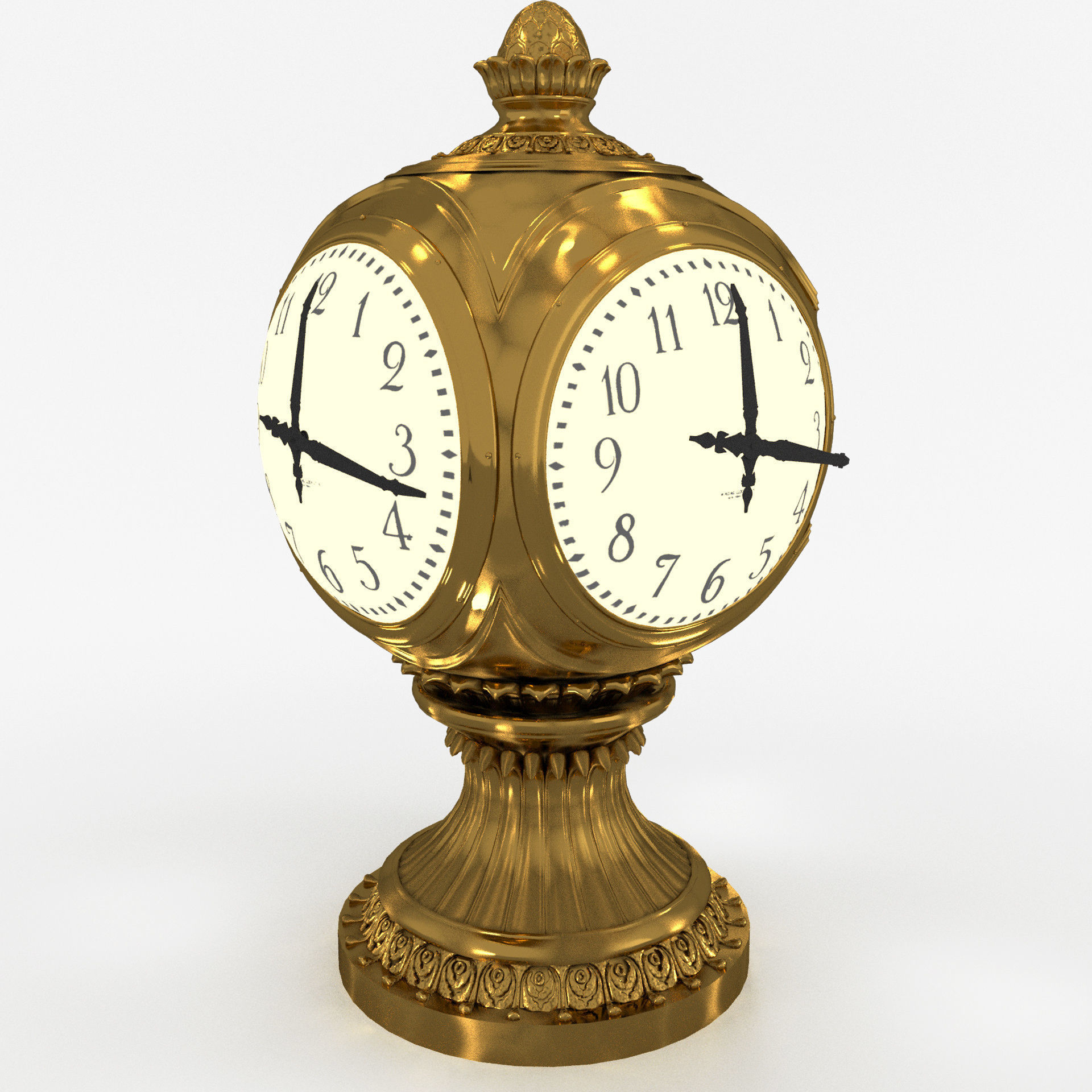 Grand Central Terminal clock 3D CGTrader