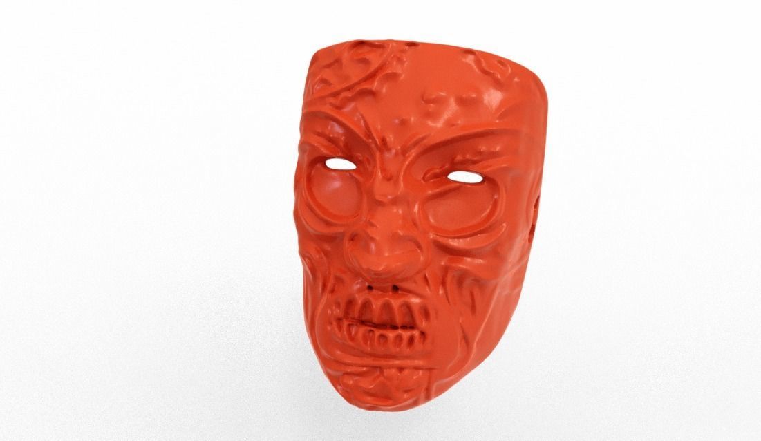 Halloween Mask 3D model 3D printable | CGTrader