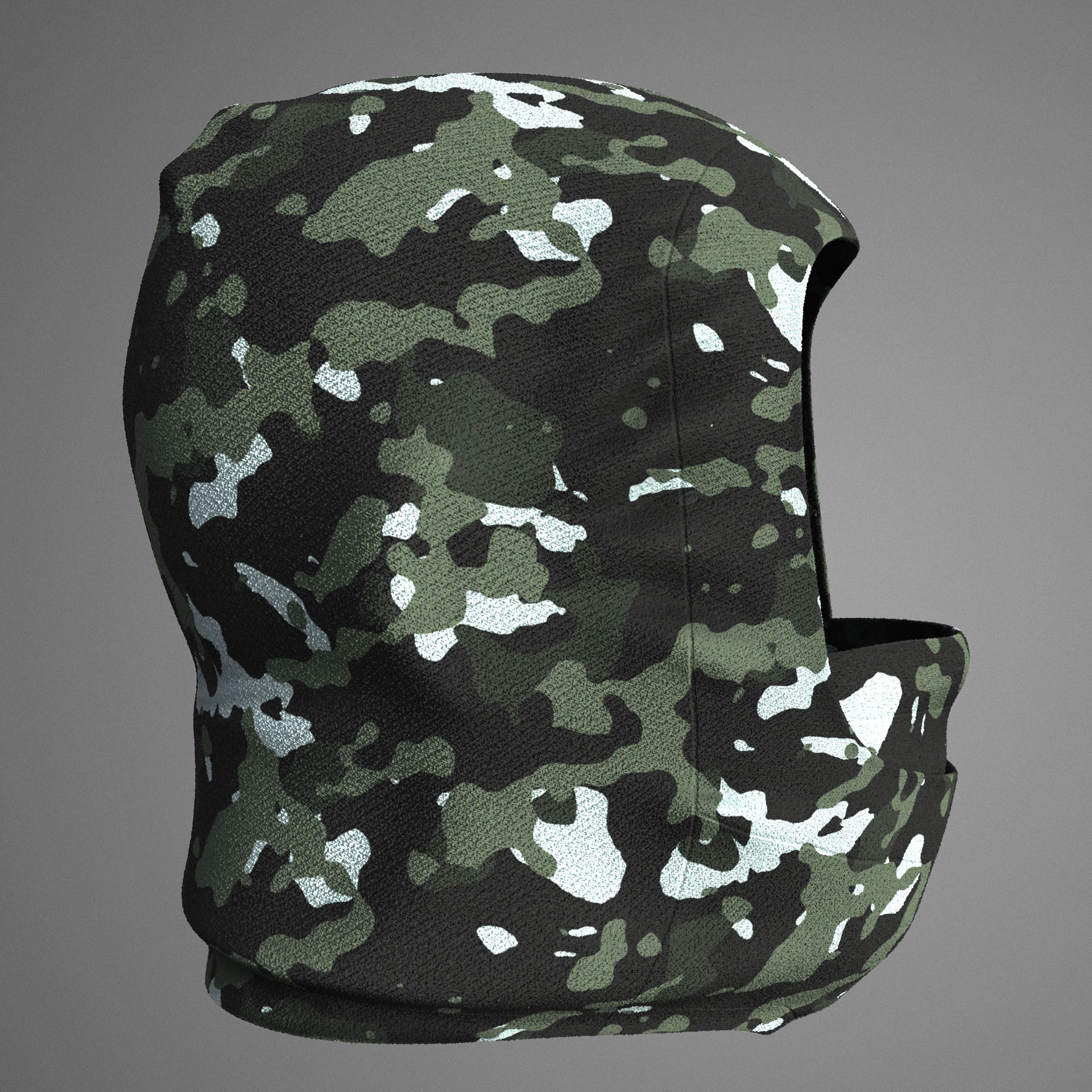 3D model Balaclava Mask Camo VR / AR / lowpoly CGTrader