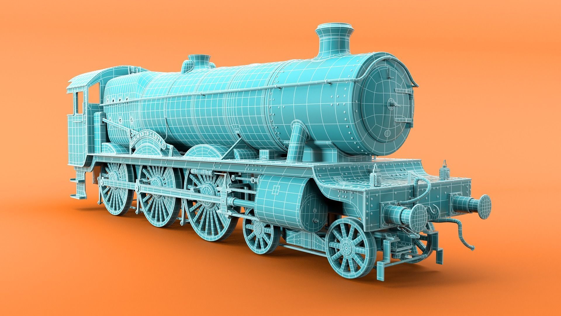 Express 3d Modelling Hogwarts Express 3D Model 3D model | CGTrader