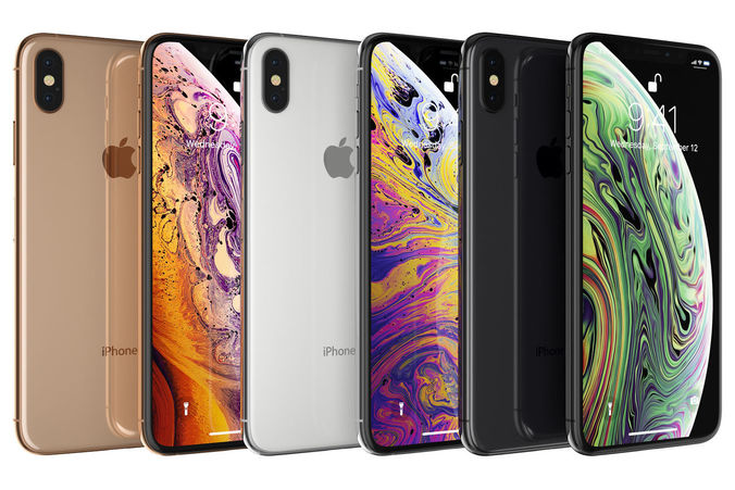 Apple iPhone XS MAX all colors 3D model | CGTrader