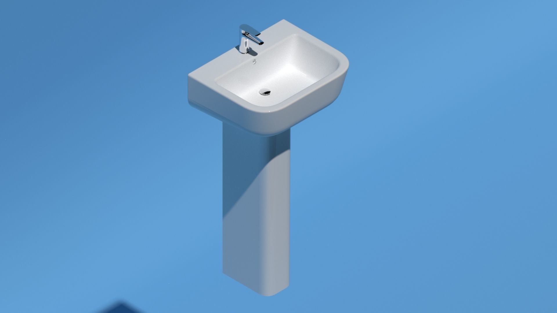 Cooke and Lewis Affini bathroom basins and mixer tap free 3D model