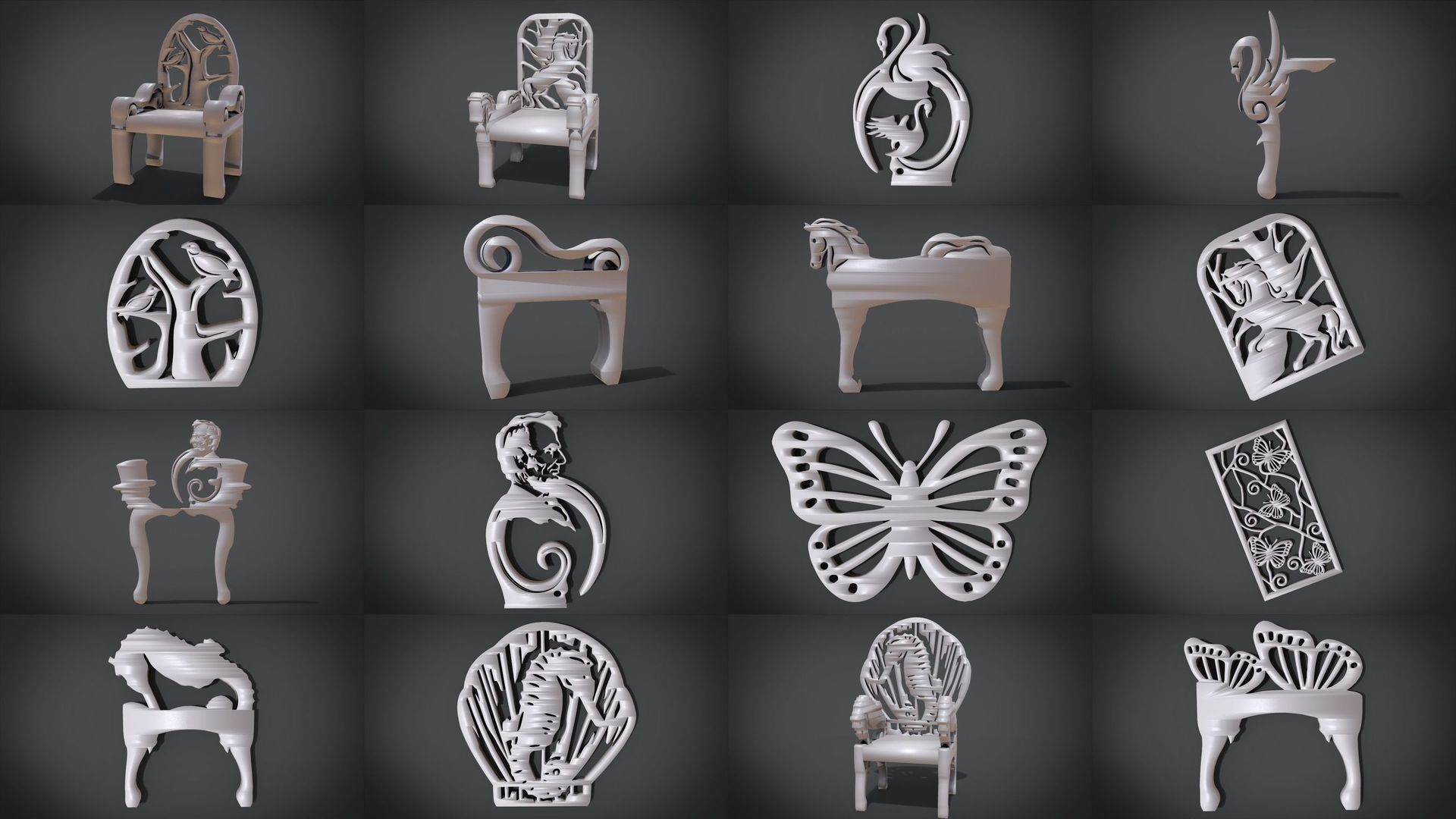 Ornament Furniture Set