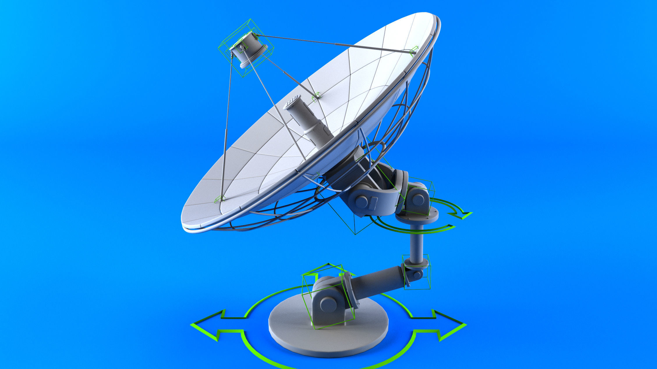 Radar 3D model CGTrader