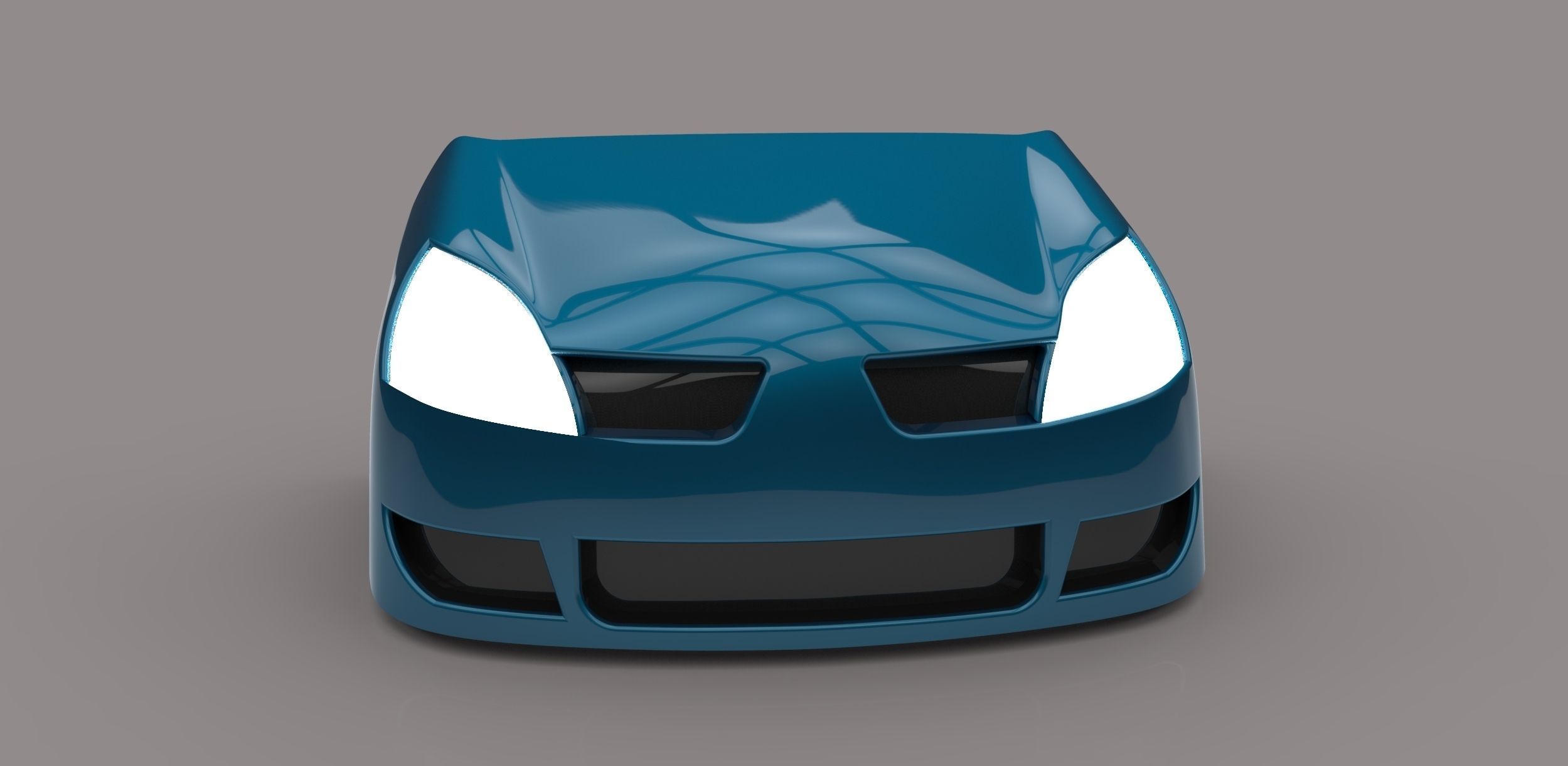 Renault clio 2003 Front Free 3D model