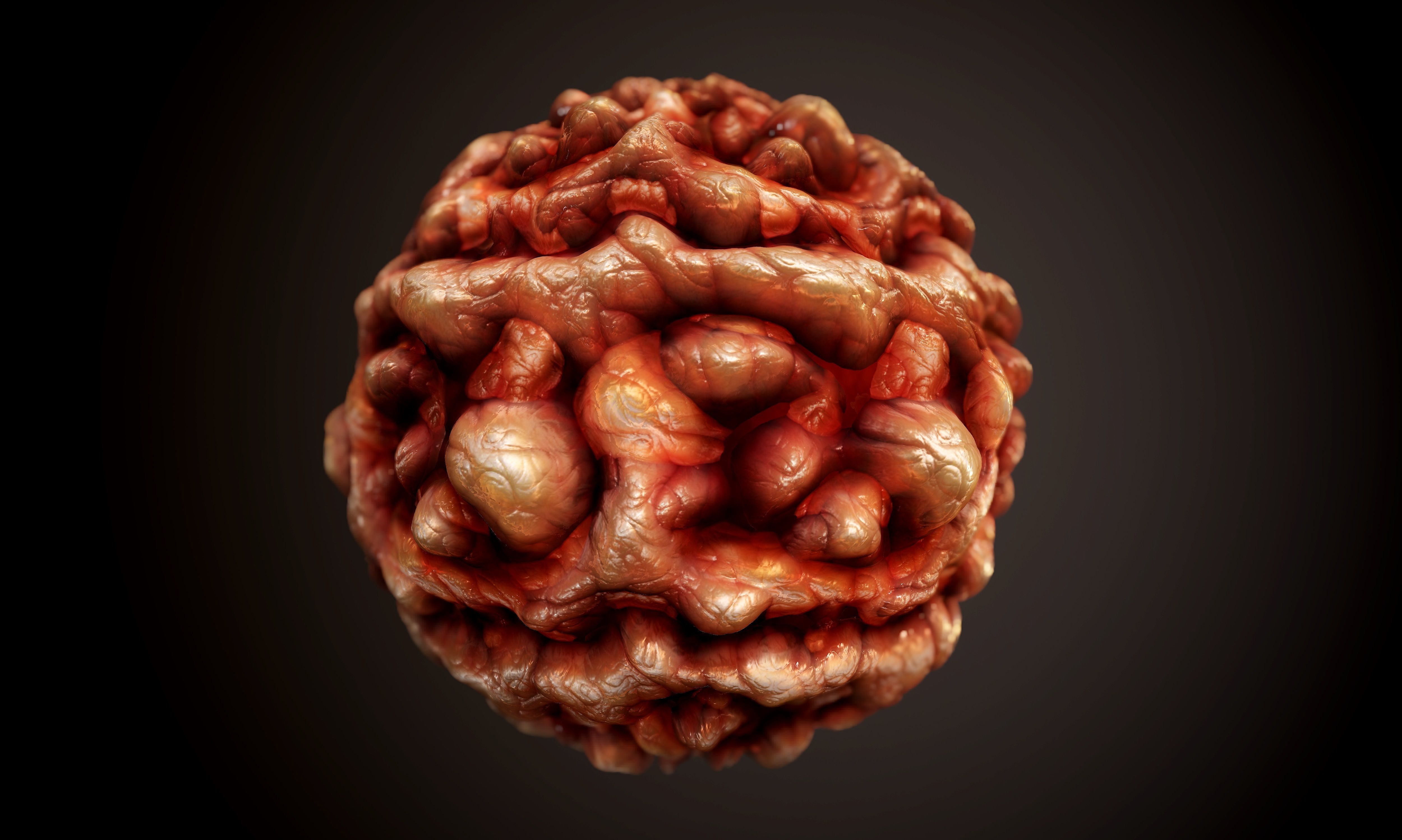 Bloody Brain SEAMLESS PBR Textures 3D model | CGTrader