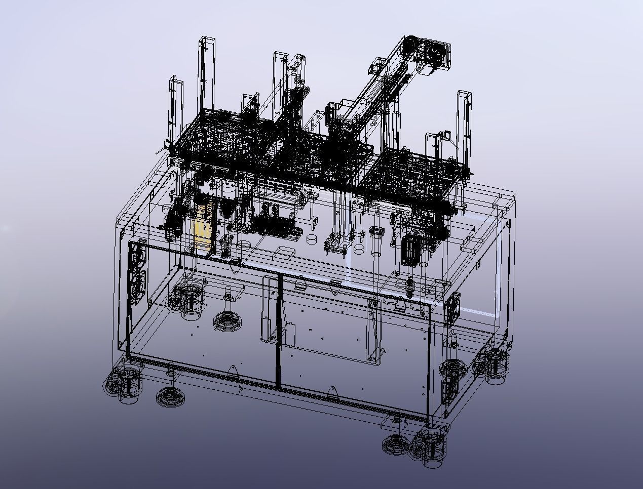Auto stacking loading and unloading machine 3D model animated | CGTrader