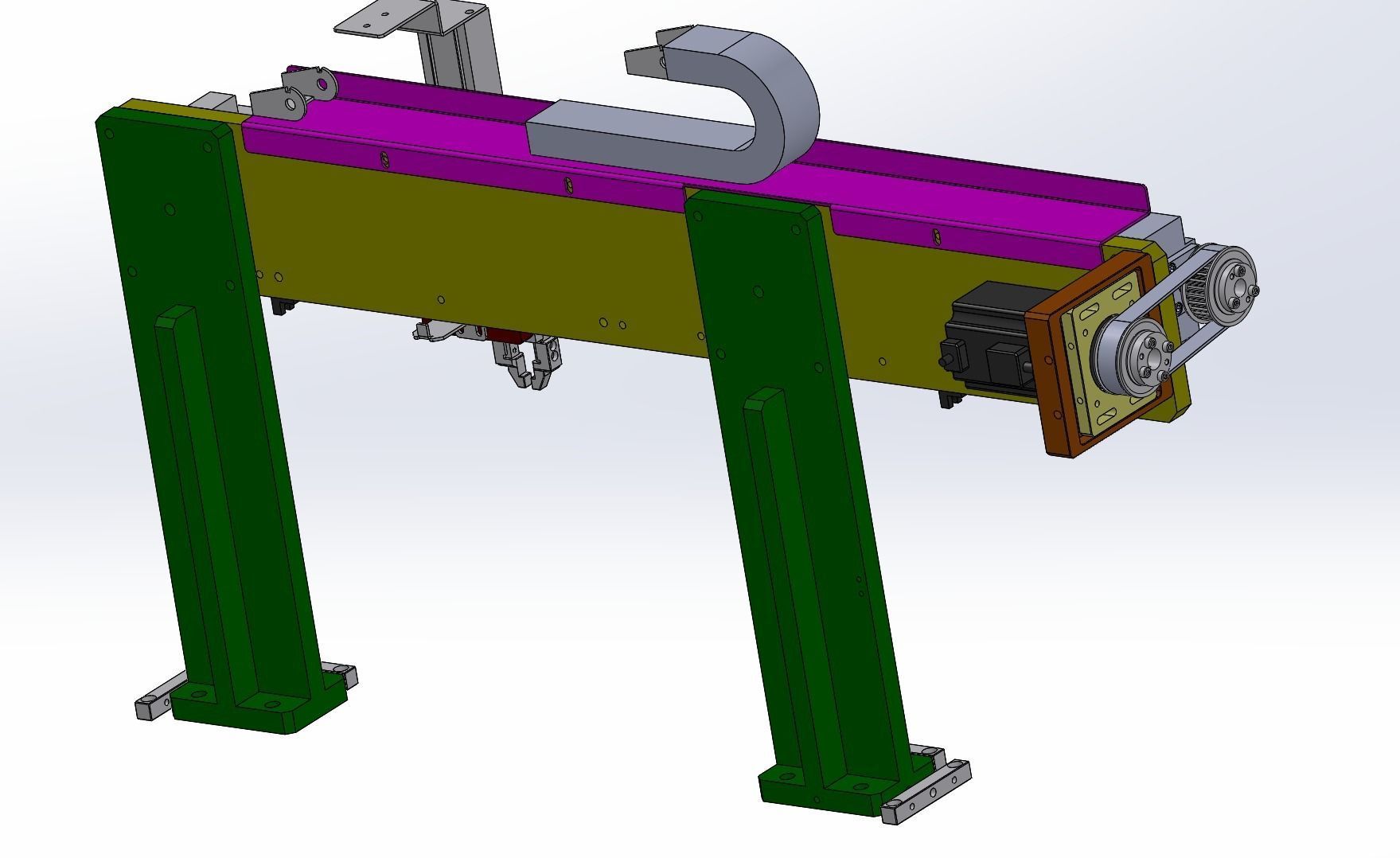 Auto stacking loading and unloading machine 3D model animated | CGTrader
