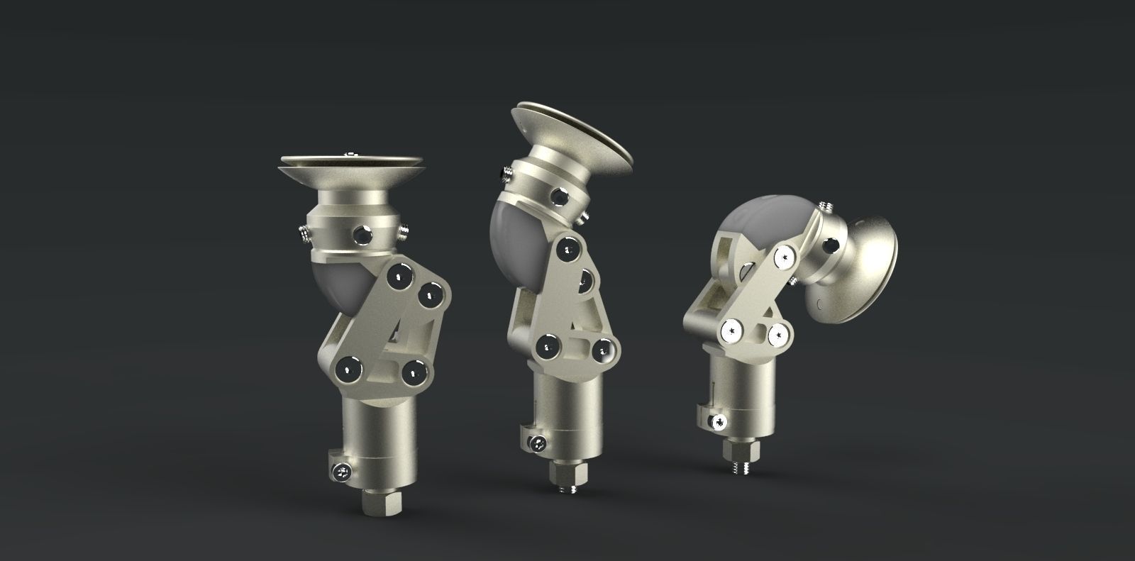 Prosthetic knee fourbar linkage free 3D model CGTrader