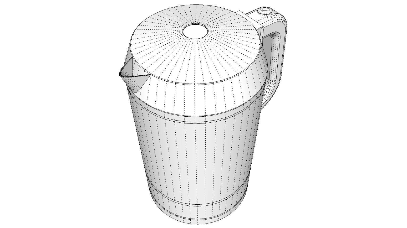 Glass Kettle 3D model CGTrader