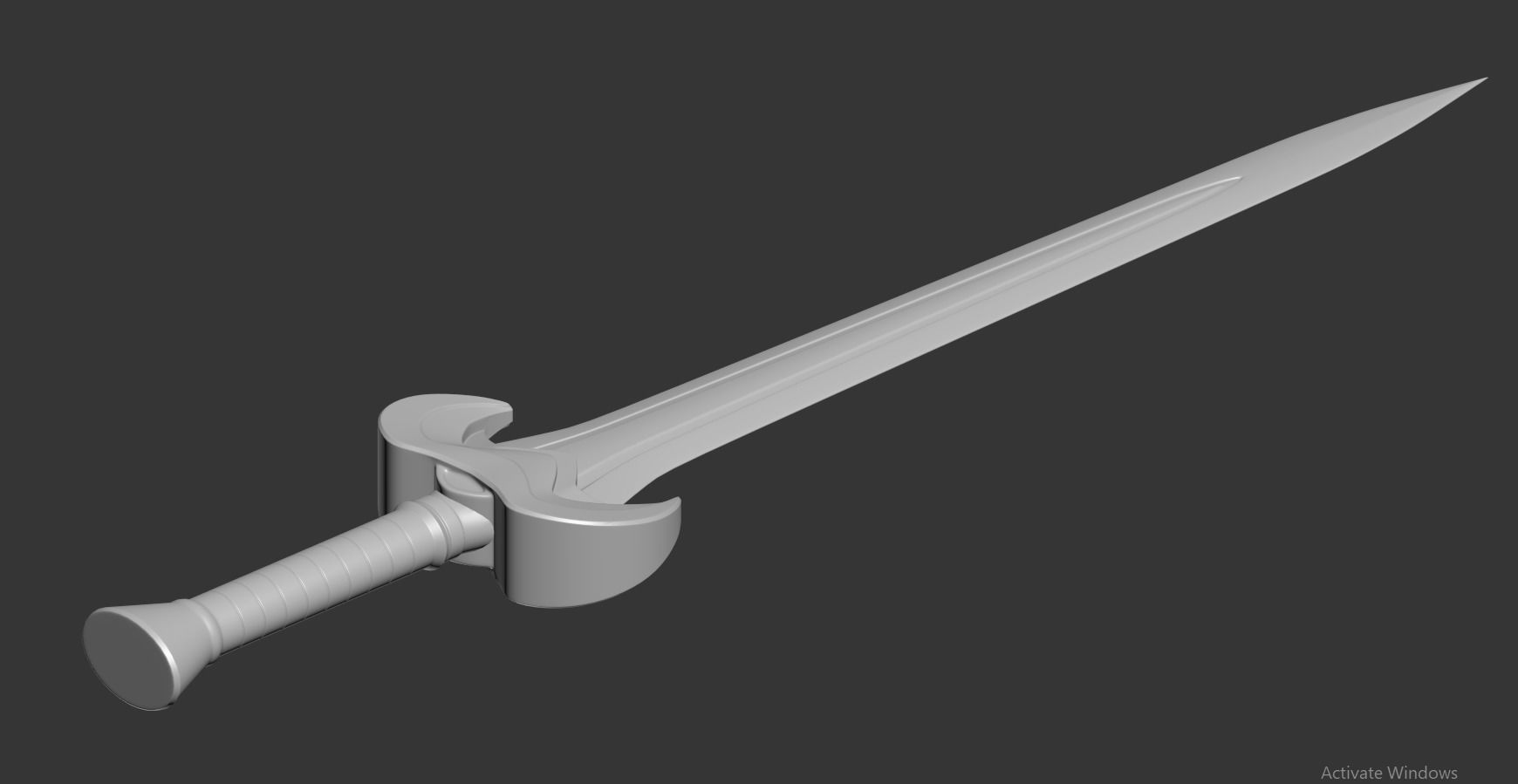 Amazonian sword in INJUSTICE game 3D print model