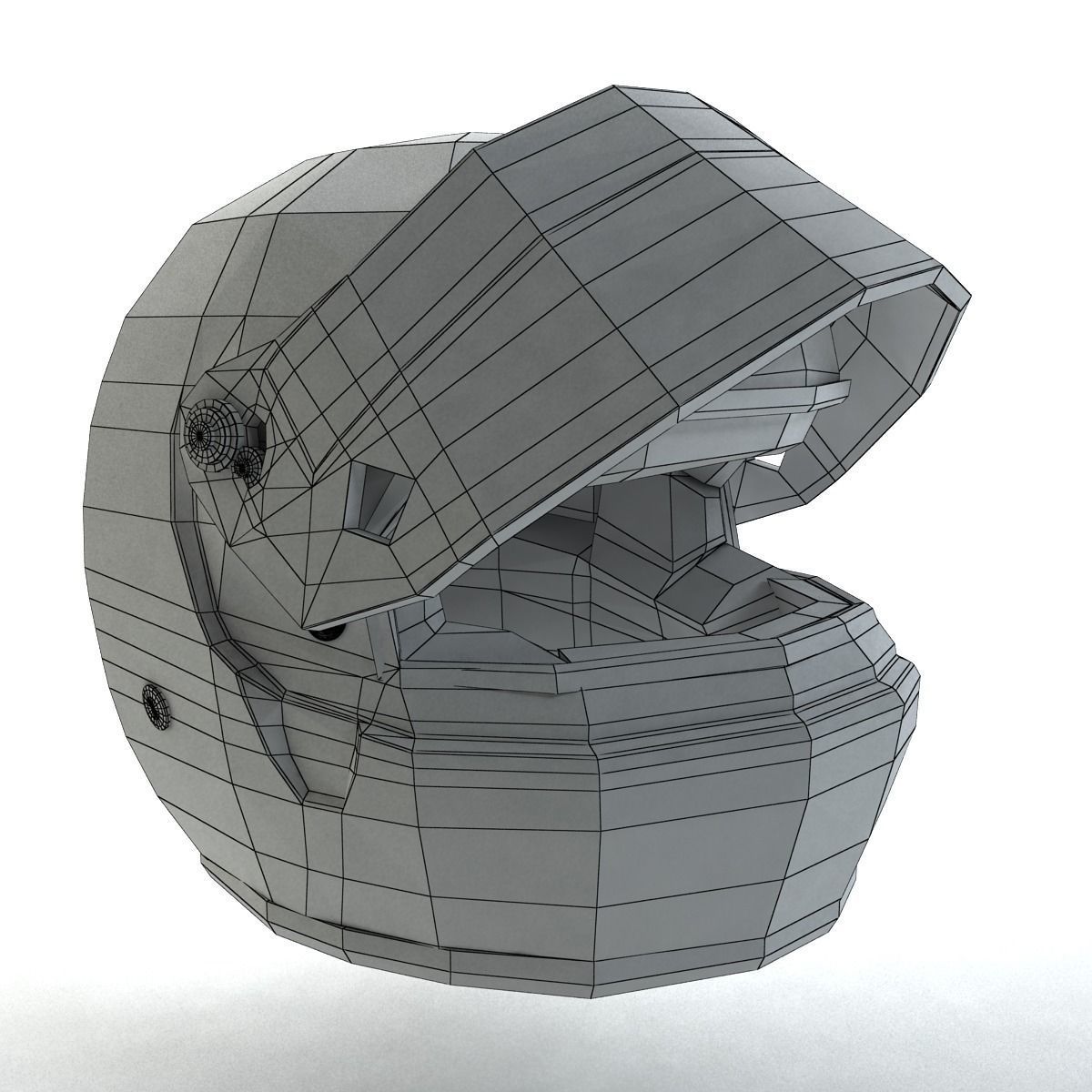 3D model Ayrton Senna Helmet 1984 VR / AR / low-poly rigged | CGTrader