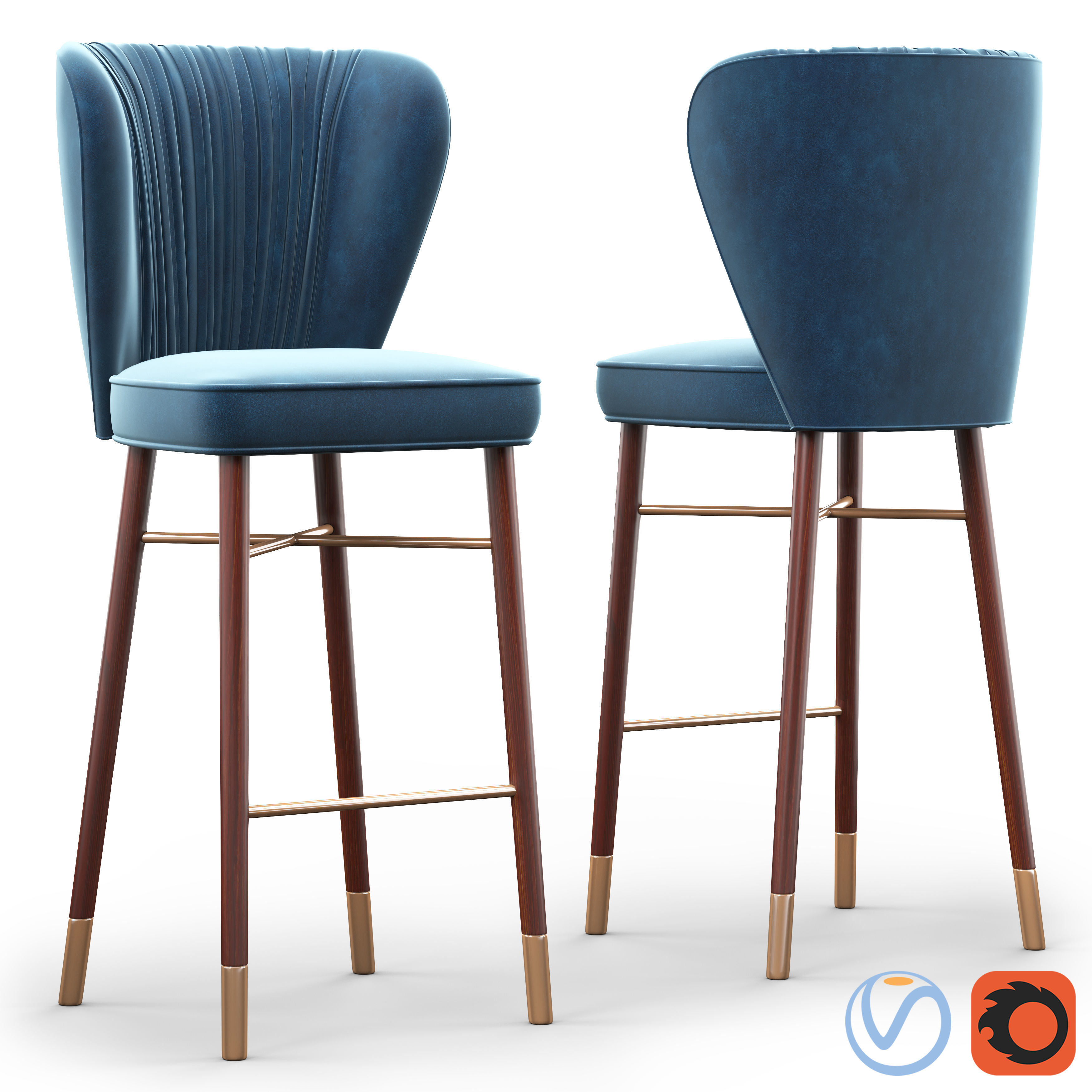 Cult Living Noa Luxury Bar Stool 3d Model Cgtrader Cult Living Noa Luxury Bar Stool 3d Model