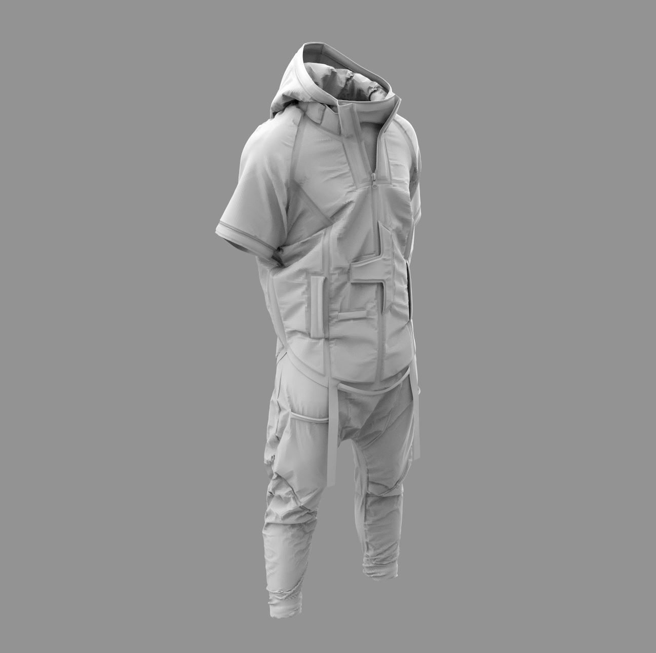 Cyberpunk Costume - Marvelous Designer