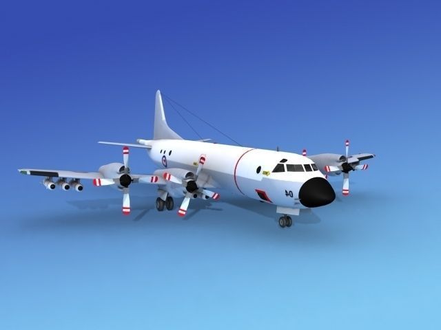 Lockheed P-3 Orion New Zealand 3D model