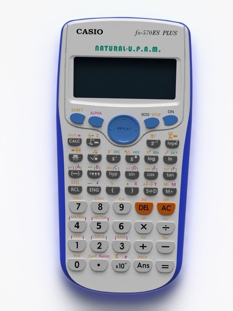 Casio Calculator free 3D Model