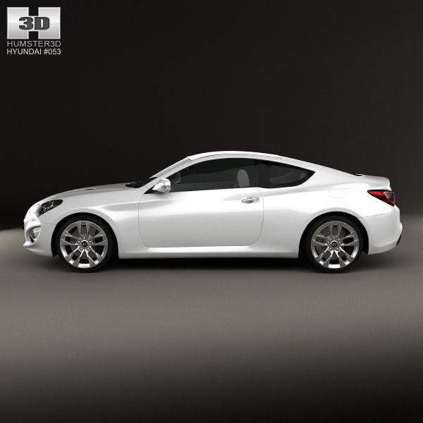 Hyundai Genesis Coupe 2017 Cgtrader Hyundai Genesis Coupe 2017 Model Max Obj S Fbx C4d Lwo Lw Lws 6