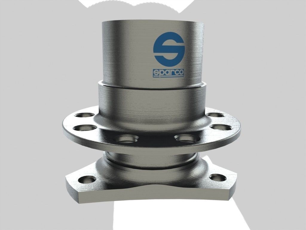 Sparco quick release mechanism free 3D model CGTrader