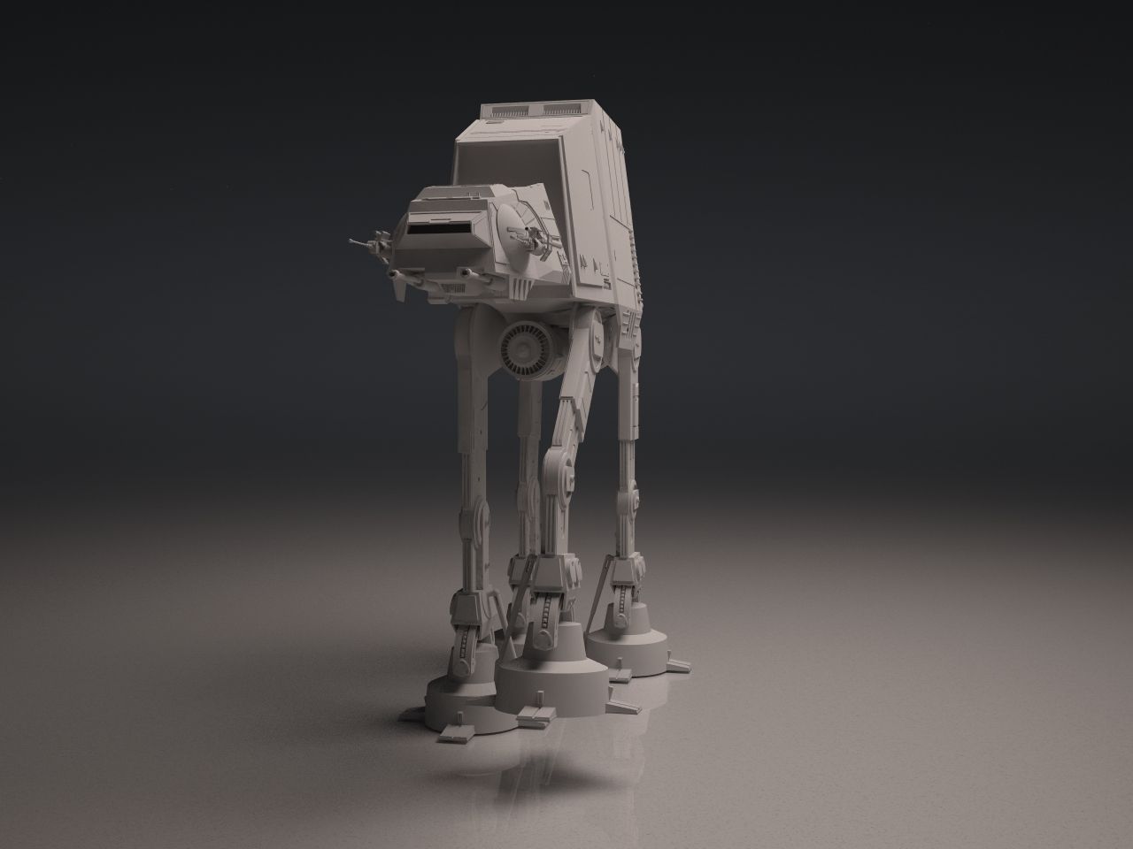 3D printable model Imperial Walker ATAT CGTrader