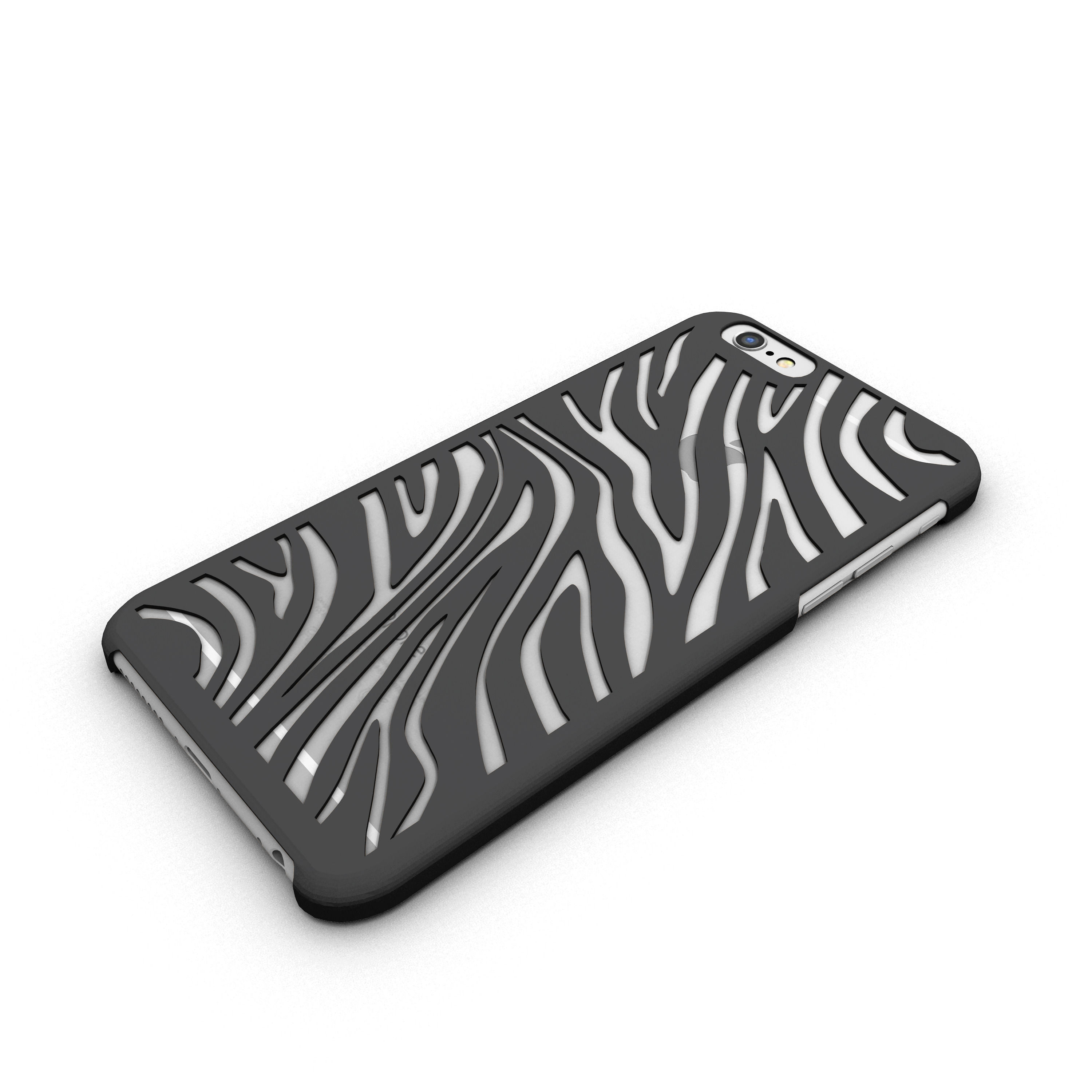 Iphone 6 Plus Case Zebra 3D model 3D printable | CGTrader