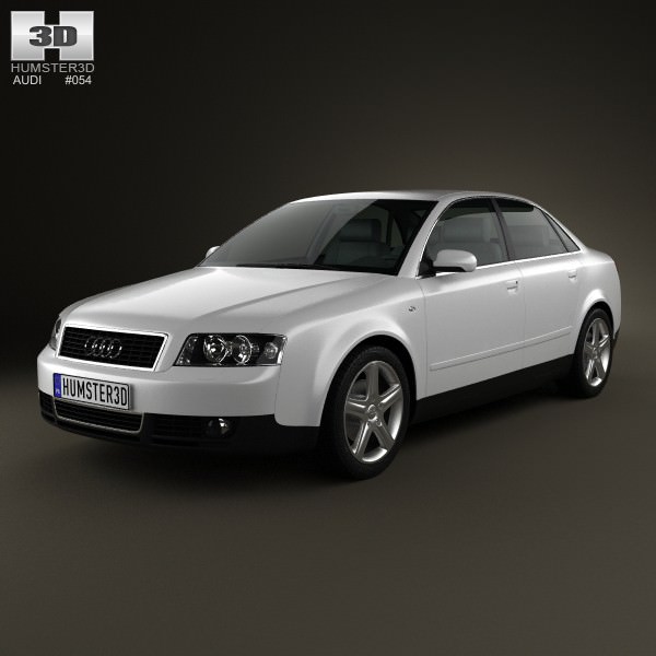 Audi A4 B6 sedan 2002 3D model