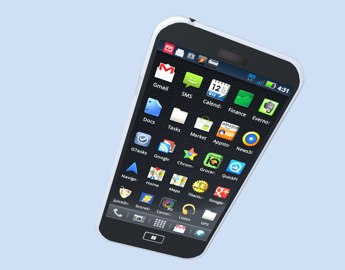 samrtphone 3D model | CGTrader