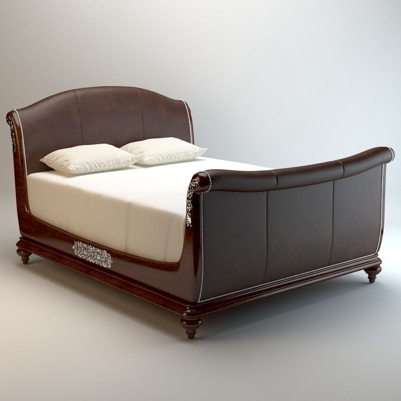 Sleigh Bed Detailed 2