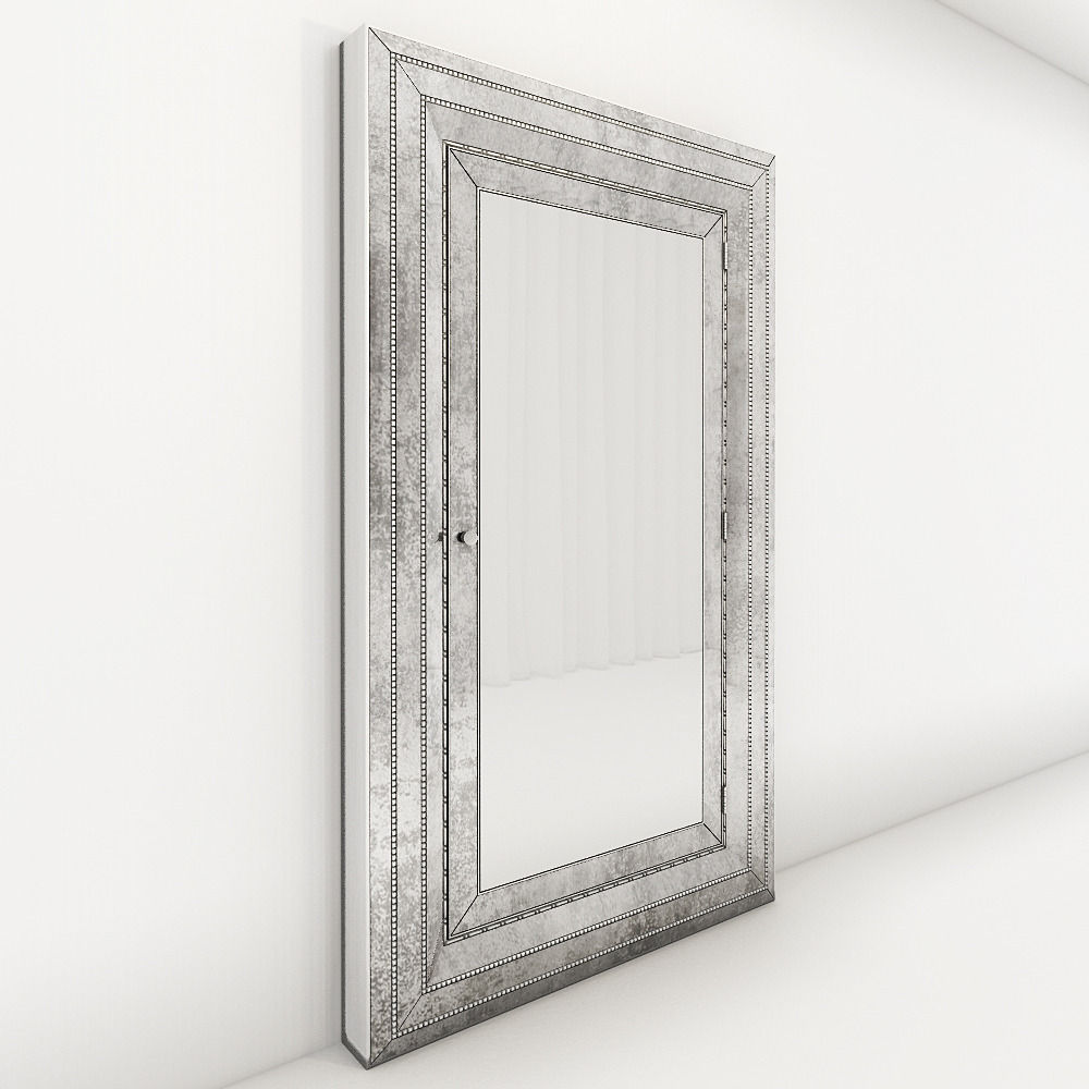 Hooker Furniture Melange Glamour Floor Mirror 3D model CGTrader