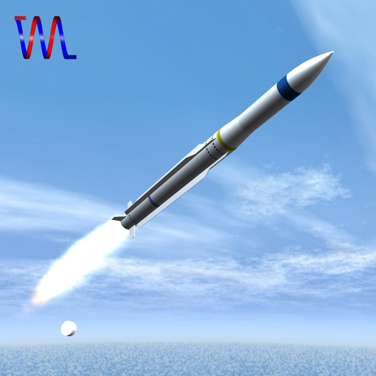 RIM162 ESSM Missile 3D model CGTrader