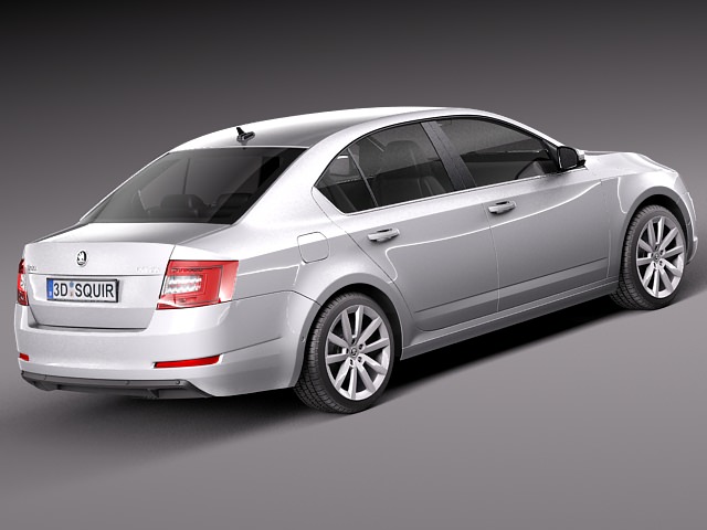 Skoda octavia 3d model