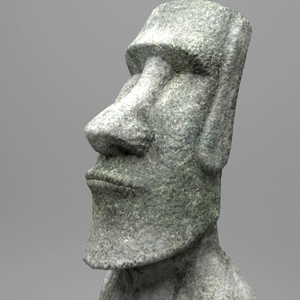 3D model Easter Island Moai Statue CGTrader