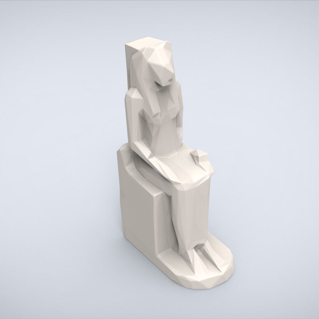 Printable Sekhmet Lowpoly Style 3D Model 3D Printable CGTrader printable-sekhmet-lowpoly-style-3d-model-3d-printable-cgtrader