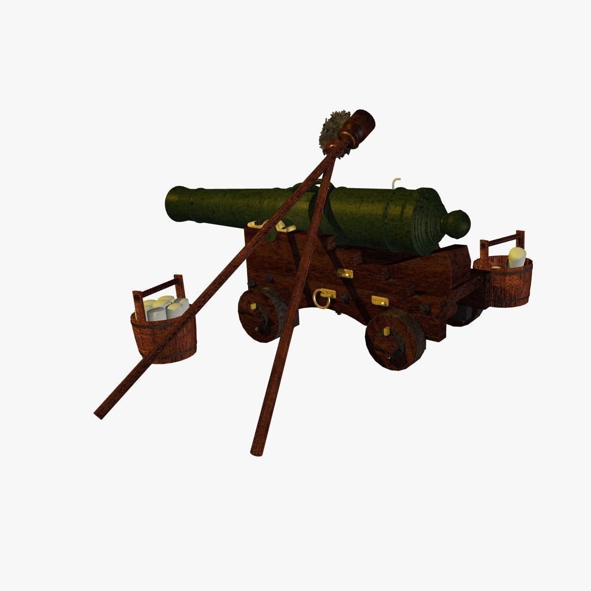 English Naval Gun XVIII Century