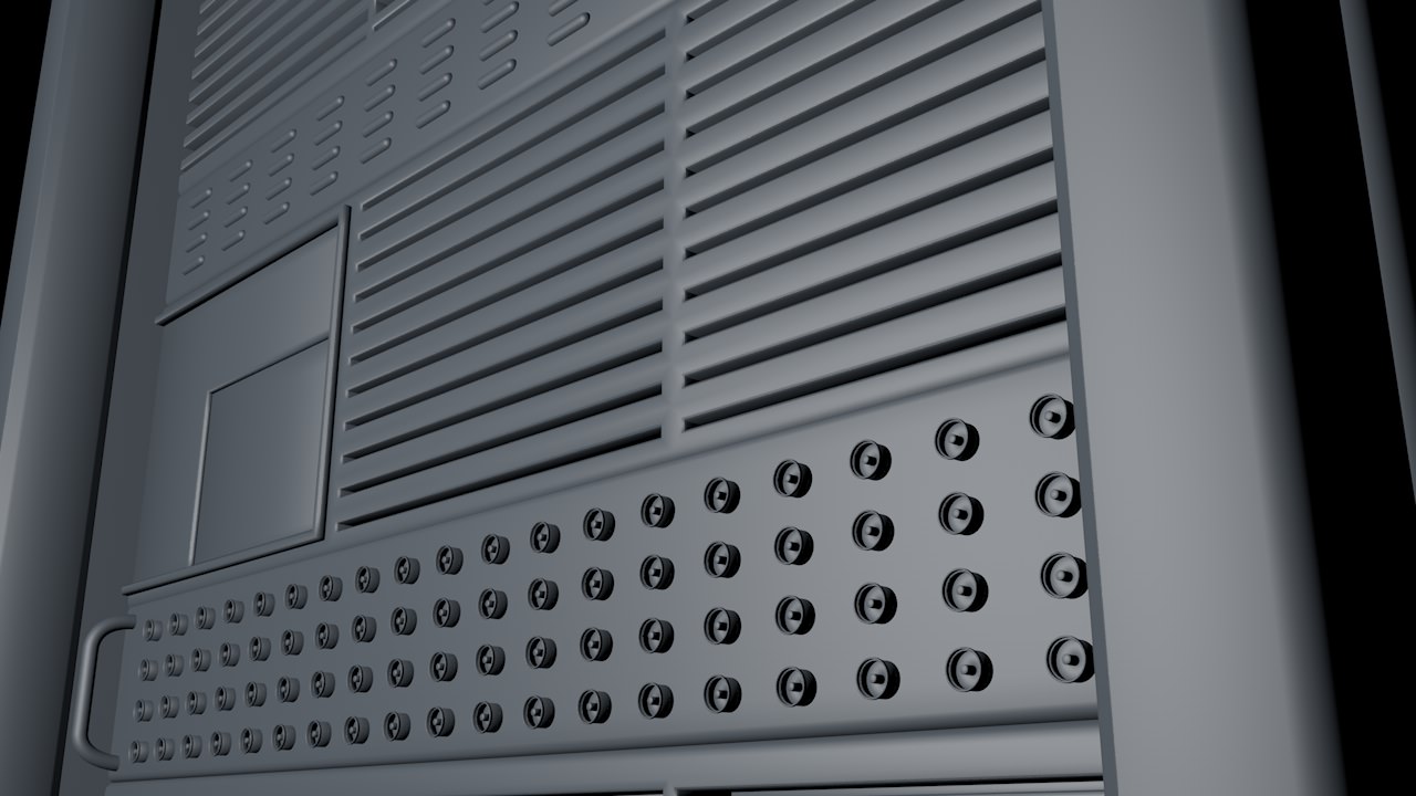 CPU Server Rack Unit 3D Model 3D model | CGTrader