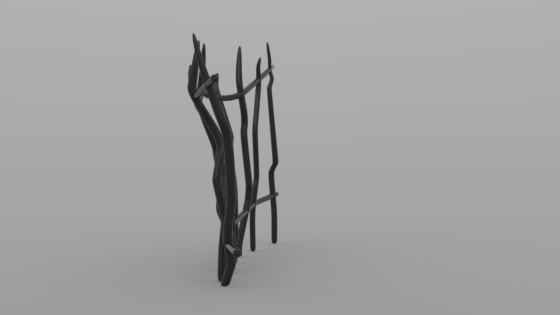 Printable Spooky Fence 3D Model 3D printable STL - CGTrader.com