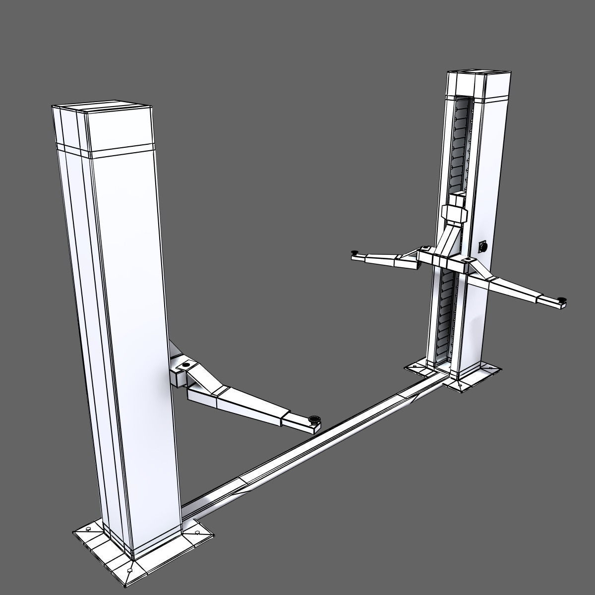 Car Lift 3D Model MAX OBJ