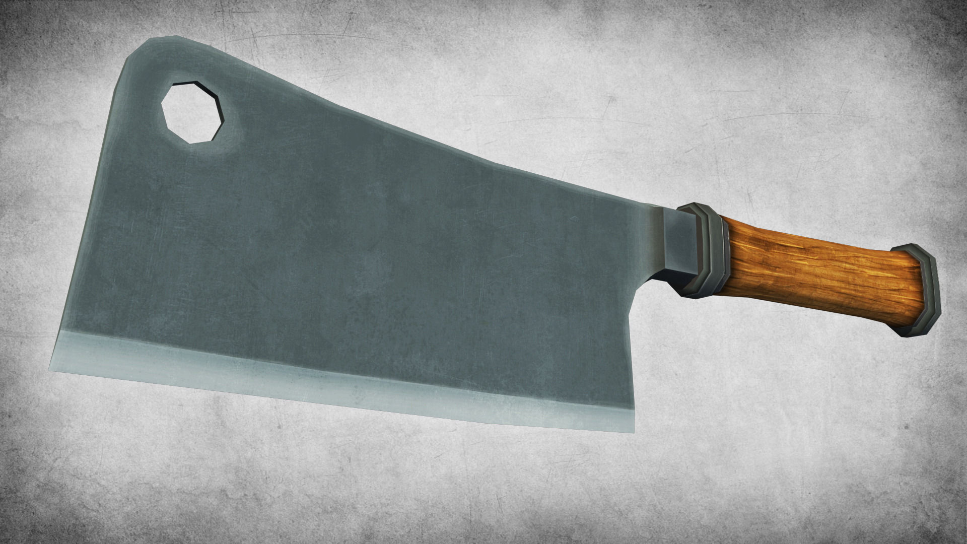 3D model Meat Cleavers VR / AR / lowpoly MAX OBJ 3DS FBX DXF DAE