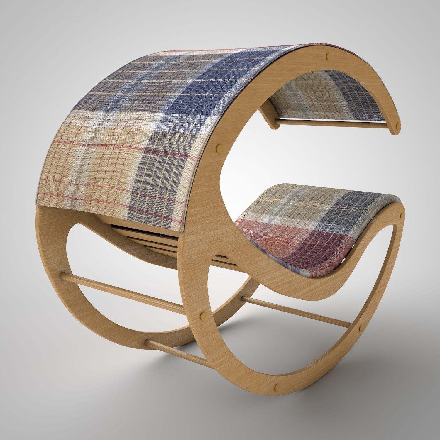 Deck chair 3D model