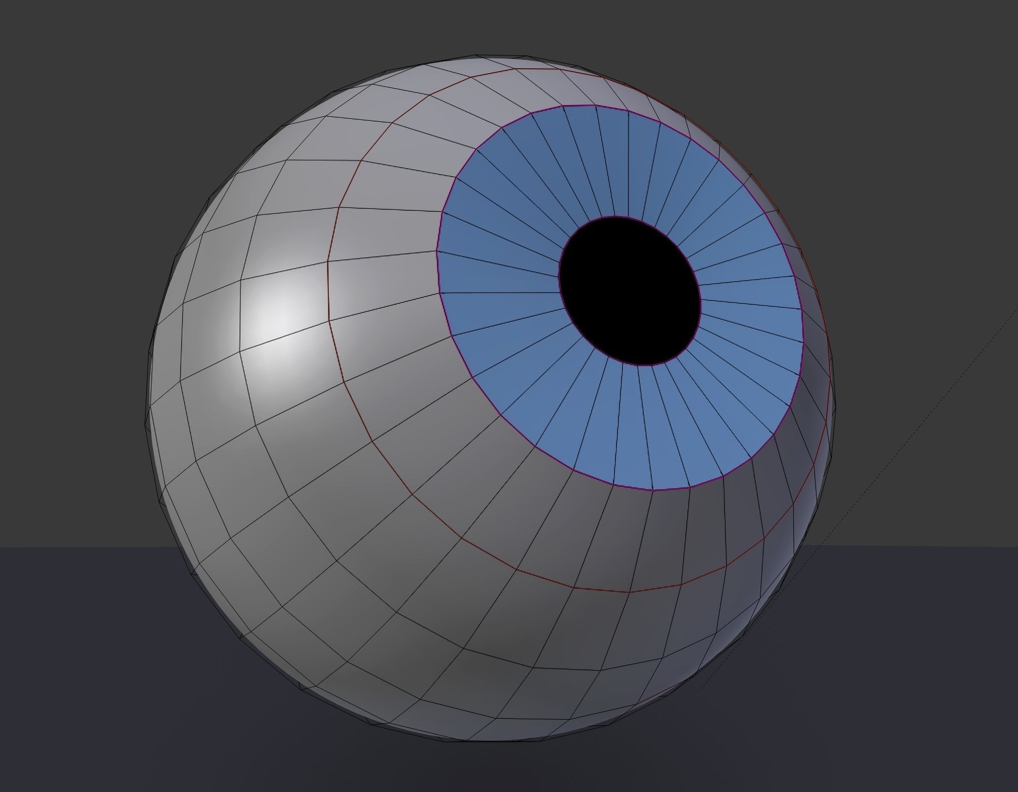 Eyeball free 3D Model OBJ 3DS FBX BLEND DAE