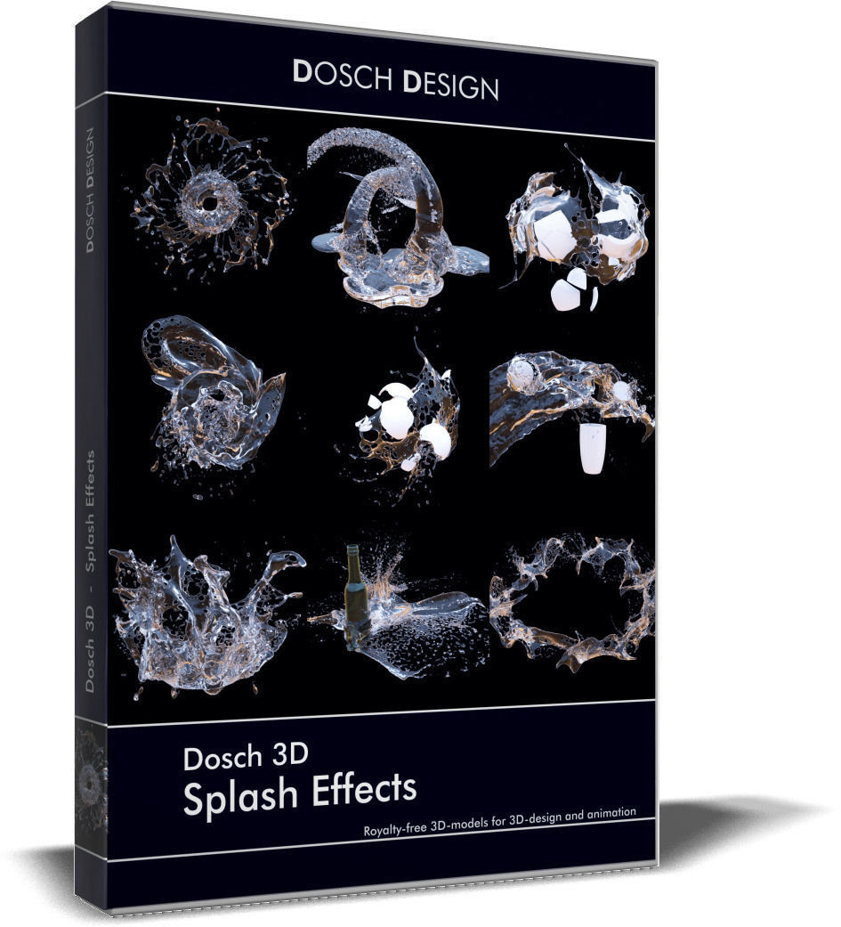 Dosch 3D - Splash Effects - Free Sample Free 3D model