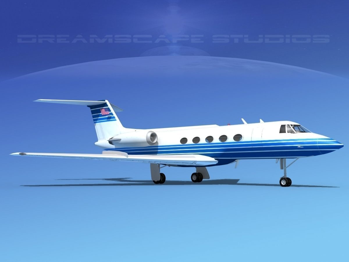 Grumman Gulfstream C-IIB V12 3D model