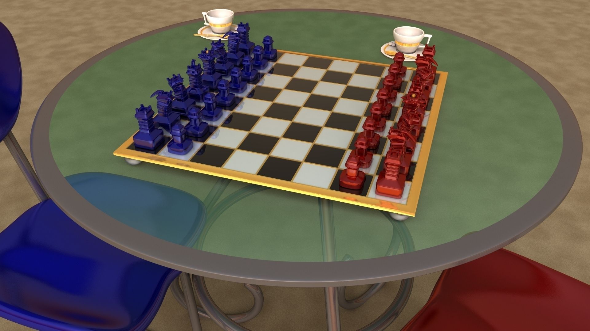 chess  Free 3D model