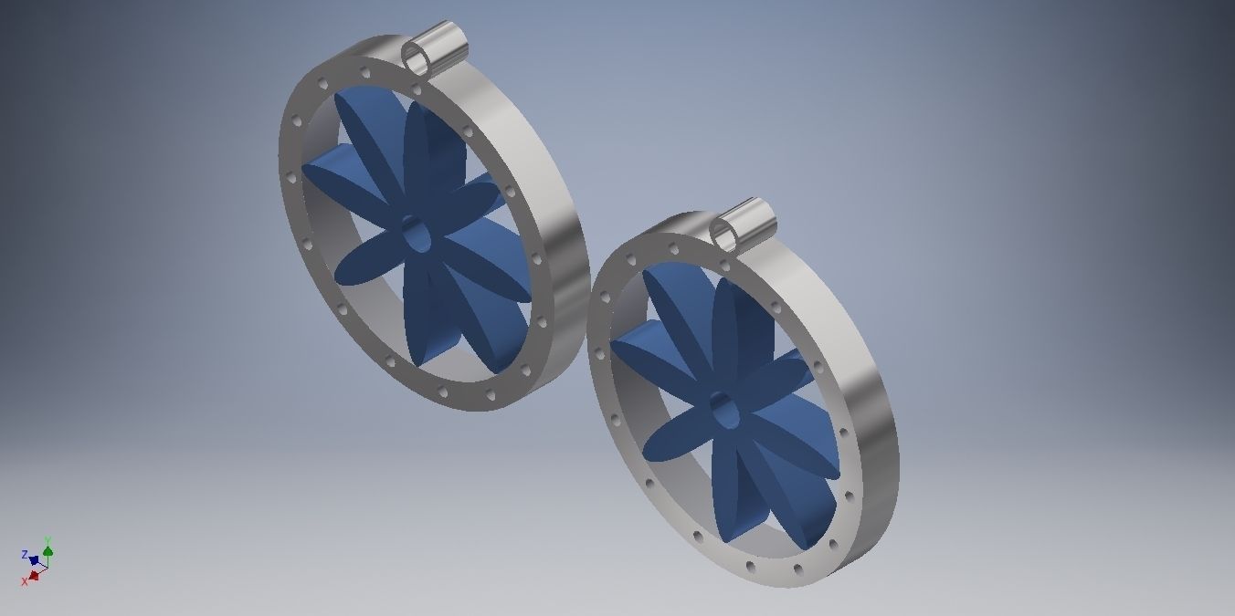 Circumscribed Flower Earrings 3D print model