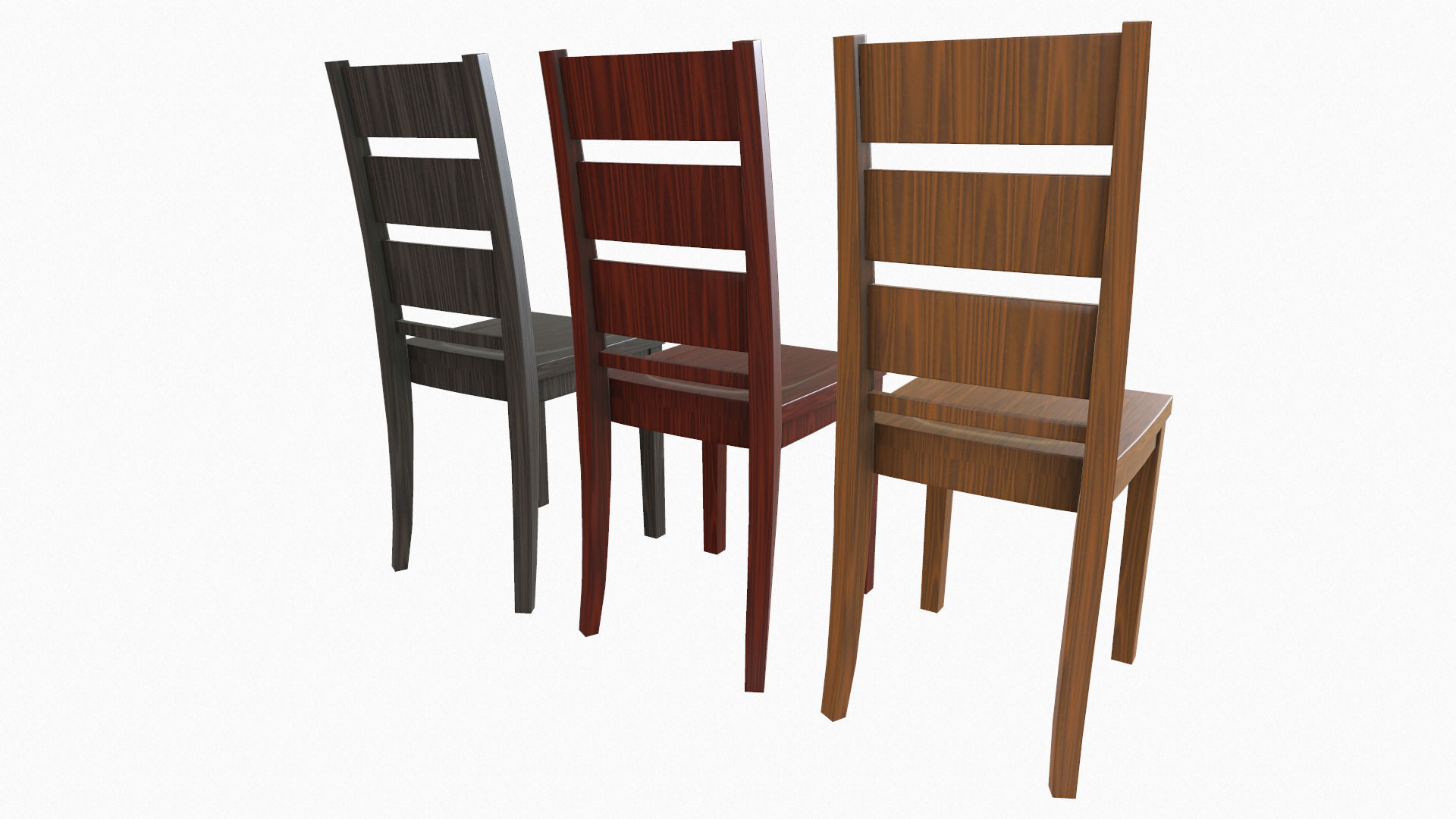 Model Simple Wooden Dining Chair Cgtrader Simple Wooden Dining Chair Model Low Poly Obj Mtl Fbx 3