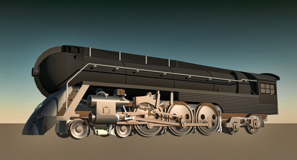 Locomotive Free 3D model