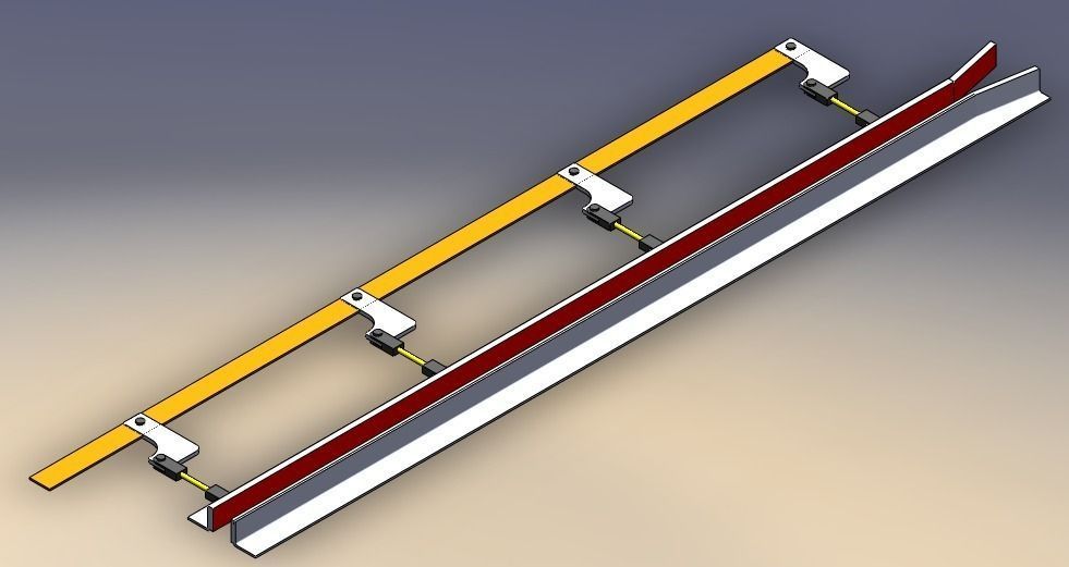 train suspension system free 3D model CGTrader