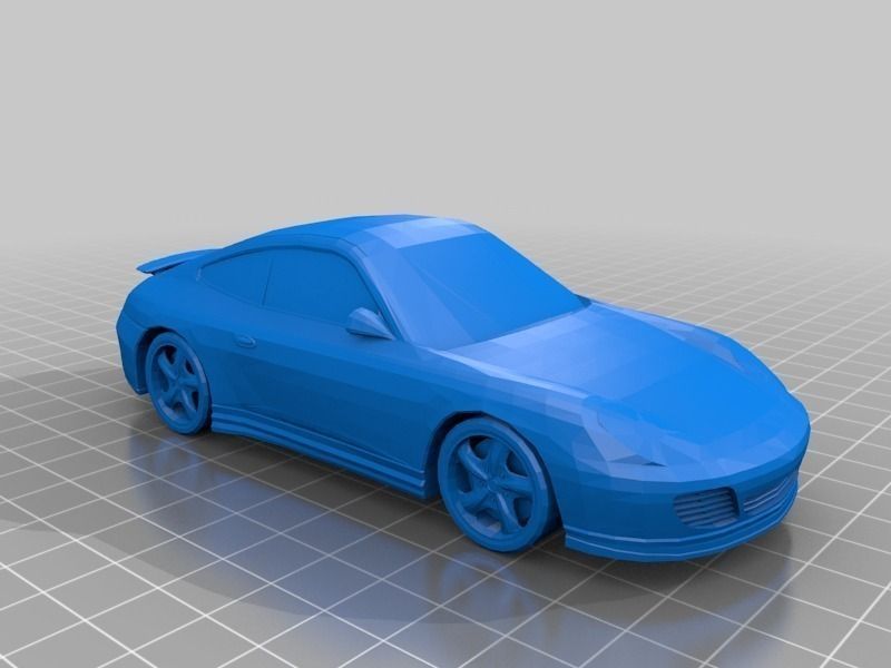 Porsche 911 car for WeLoveCars collection by whatakuai free 3D Model 3D