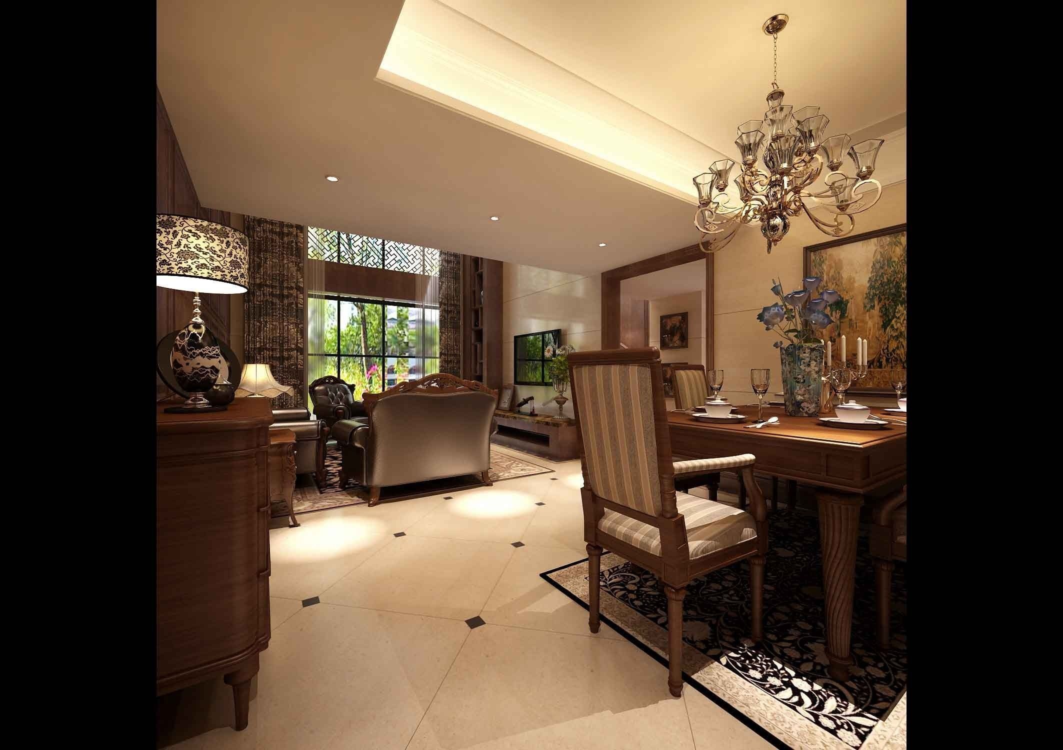 Realistic Living Room Design 174 3D Model MAX